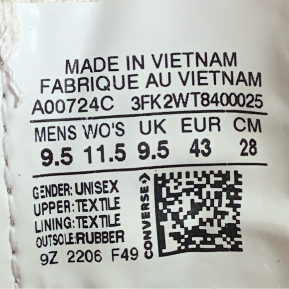🏜[BRAND NEW] CONVERSE CHUCK 70 HIGH GORE-TEX PAPYRUS LIGHT BONE MENS SIZE 9.5🏜 - Picture 10 of 15
